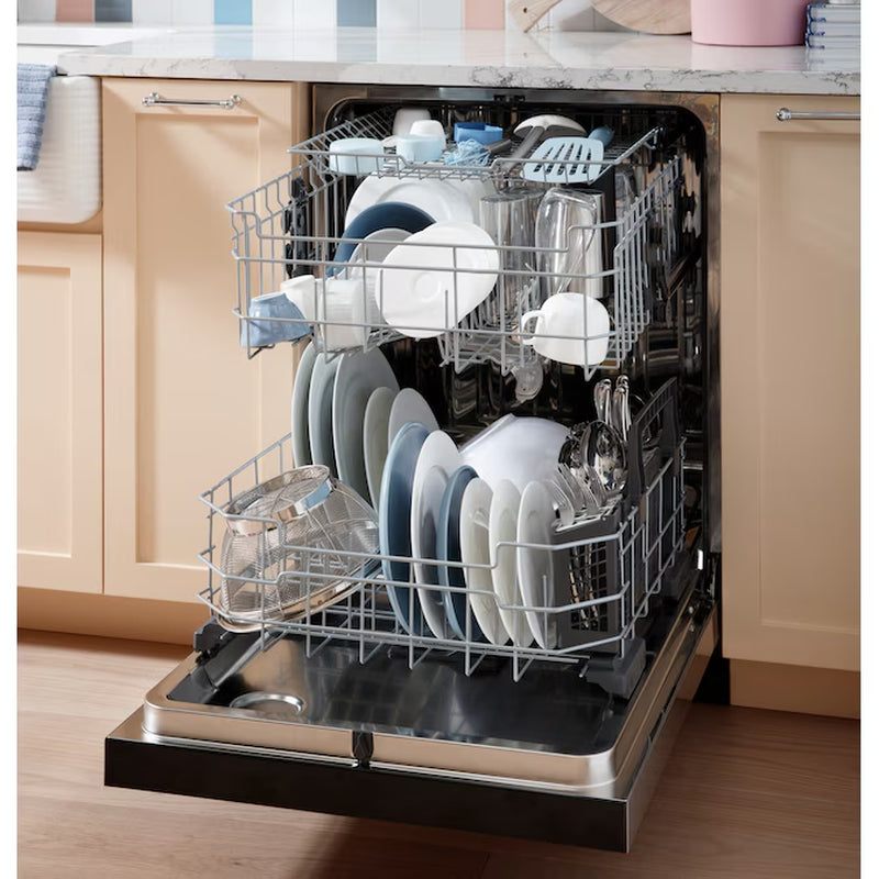 Dry Boost 24 Inch Top Control Built-In Dishwasher with Third Rack ( Slate ) ENERGY STAR Certified 47-Decibel Very Quiet Sound Level