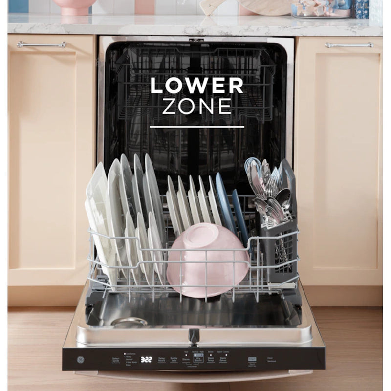 Dry Boost 24 Inch Top Control Built-In Dishwasher with Third Rack ( Slate ) ENERGY STAR Certified 47-Decibel Very Quiet Sound Level