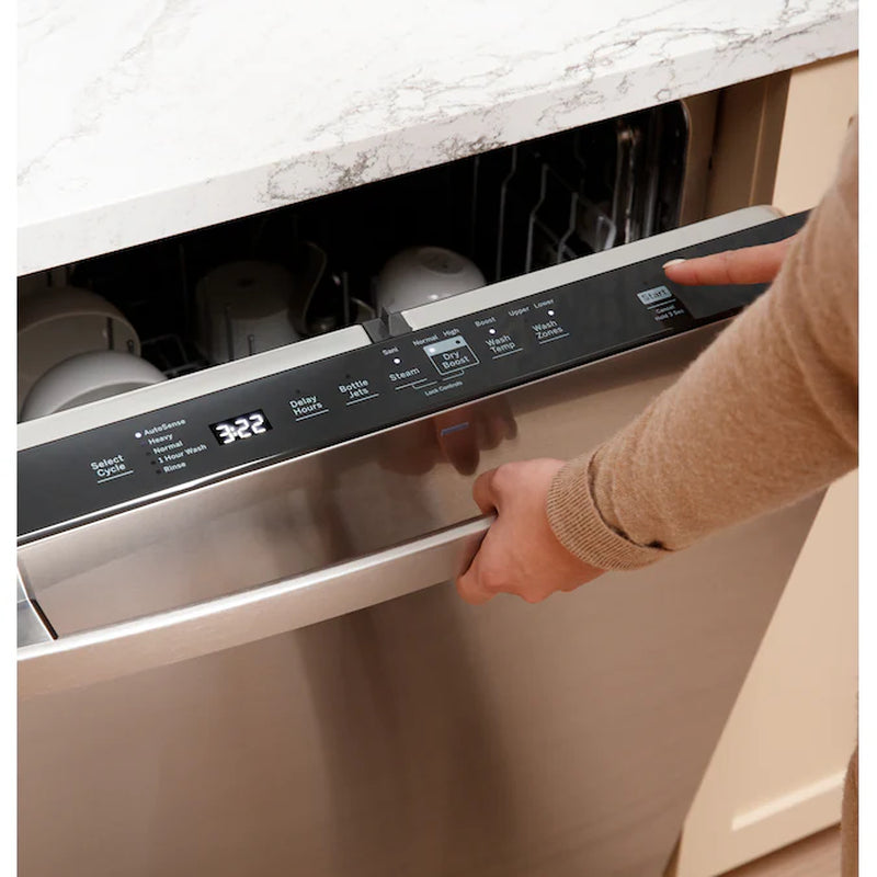Dry Boost 24 Inch Top Control Built-In Dishwasher with Third Rack ( Slate ) ENERGY STAR Certified 47-Decibel Very Quiet Sound Level