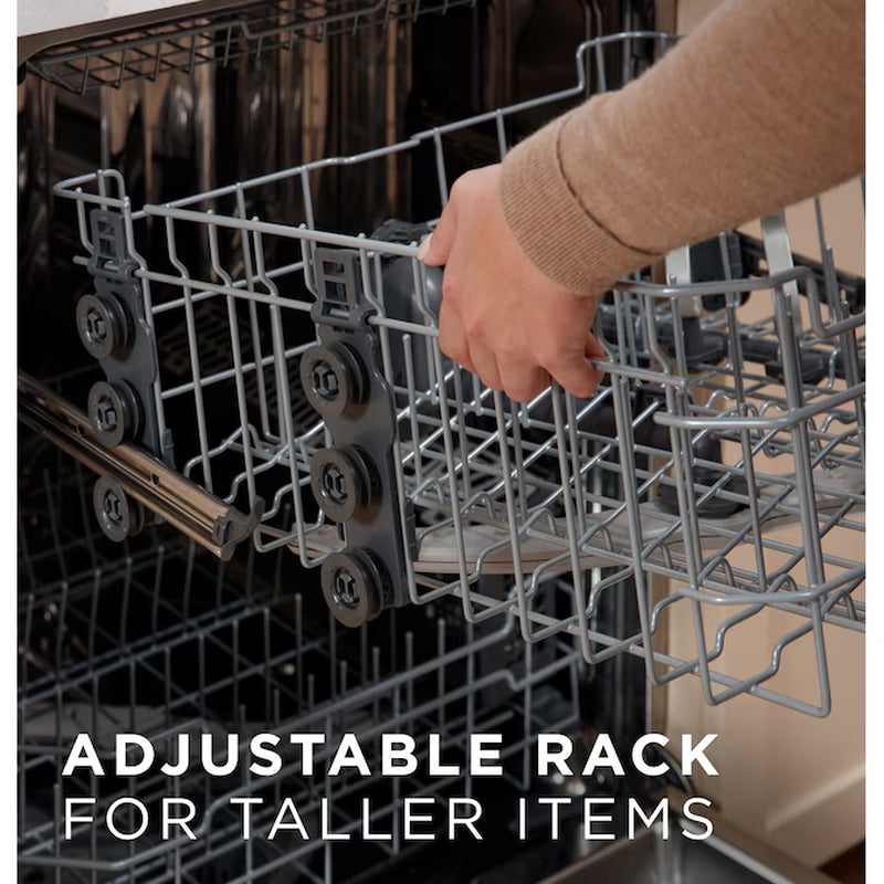 Dry Boost 24 Inch Top Control Built-In Dishwasher with Third Rack ( Slate ) ENERGY STAR Certified 47-Decibel Very Quiet Sound Level