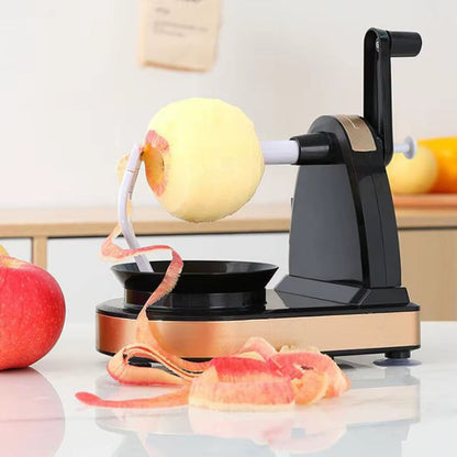 PeelPro™ Automatic Fruit & Veggie Peeler – Multi-Functional Apple, Pear, Potato Cutter & Slicer