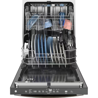 Dry Boost 24 Inch Top Control Built-In Dishwasher with Third Rack ( Slate ) ENERGY STAR Certified 47-Decibel Very Quiet Sound Level