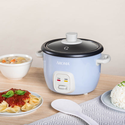 ® 4-Cups (Cooked) / 1Qt. Rice & Grain Cooker, Blue